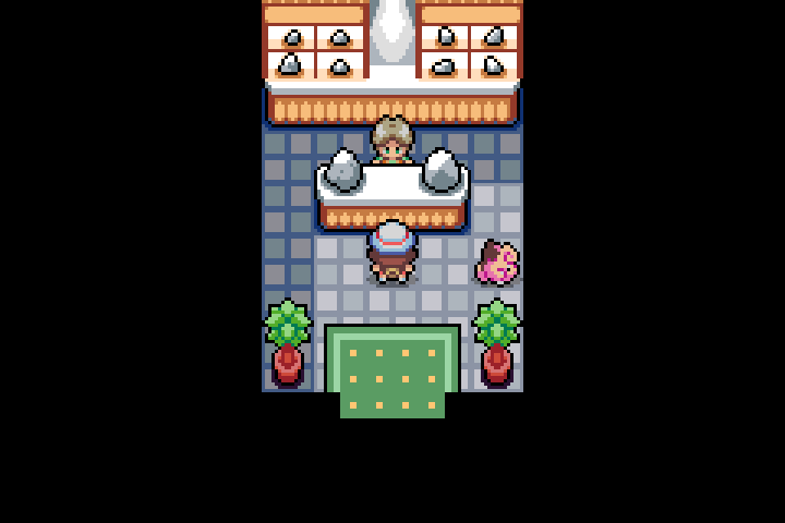 O protagonista se aproxima de Misty no Ginásio de Cerulean City